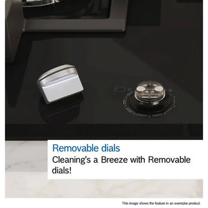 Bosch Series 6 75cm Wide Burner Gas Hob - Black | PPQ7A6I40