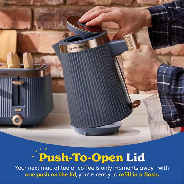 Russell Hobbs Bronte Kettle 1.7 Litre - Soft Navy | 26752