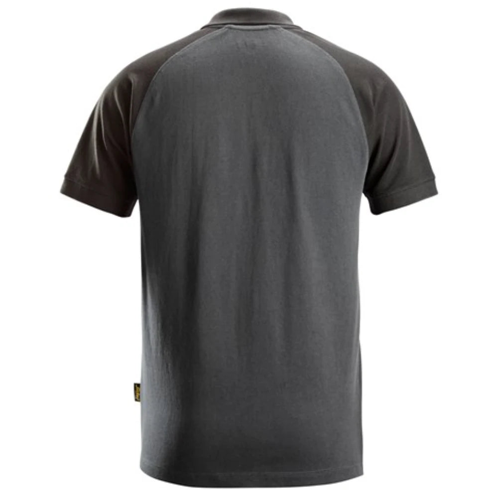 Snickers 2750 Two Tone Polo Shirt - Steel / Black