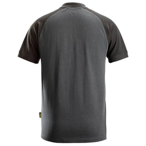 Snickers 2750 Two Tone Polo Shirt - Steel / Black