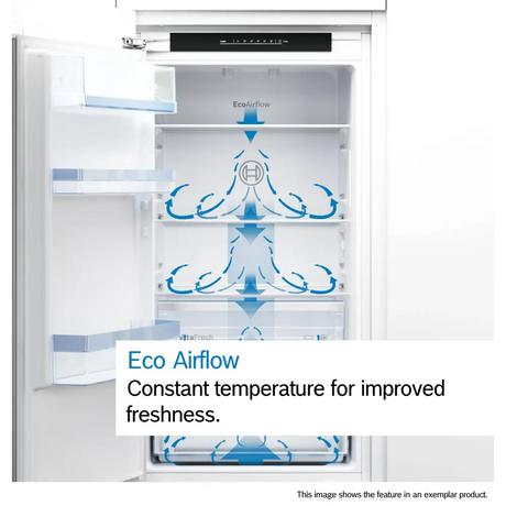 Bosch Series 2 Integrated Built In 60/40 Fridge Freezer - Sliding Hinge | KIN86NSE0G