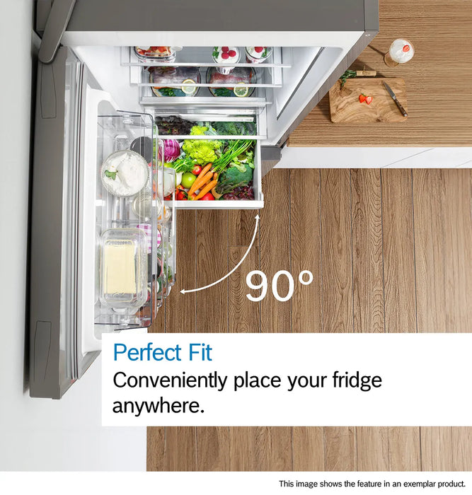 Bosch Series 4 70/30 Fridge Freezer - White | KGN392WEBG