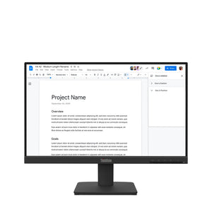 Lenovo ThinkVision S22-4e 22 Inch Full HD 1080p Computer Monitor - Black | 64CBKAT6UK