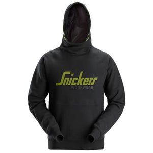 Snickers 2845 Logo Hoodie - Black