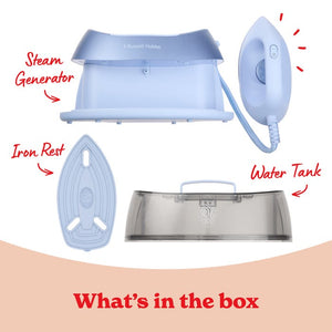 Russell Hobbs Fabric Luxe Steam Generator - Blue Sea | 28560