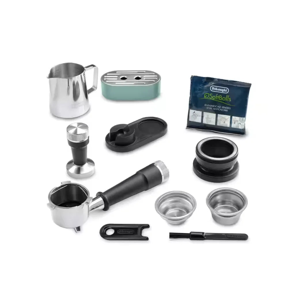 Delonghi La Specialista Arte Manual Bean to Cup Coffee Machine - Green | EC9155.GR