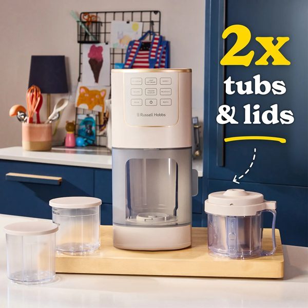 Russell Hobbs Chilluxe Ice Cream Maker - Stone | 28750