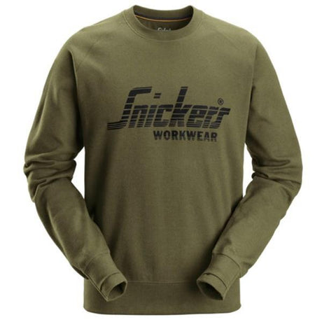 Snickers Logo 2892 Sweatshirt Jumper - Khaki