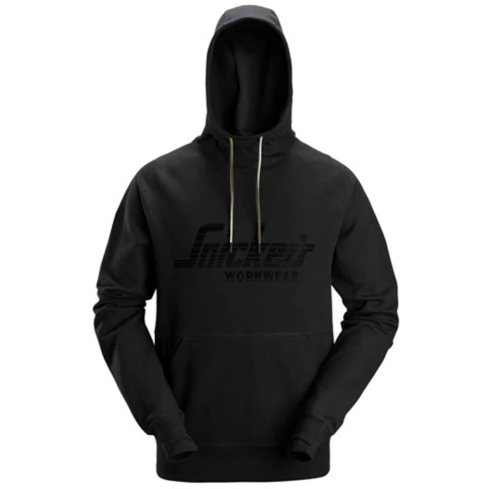 Snickers 2894 Logo Hoodie - Black