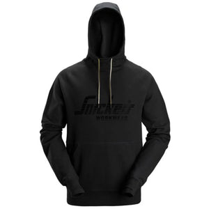 Snickers 2894 Logo Hoodie - Black