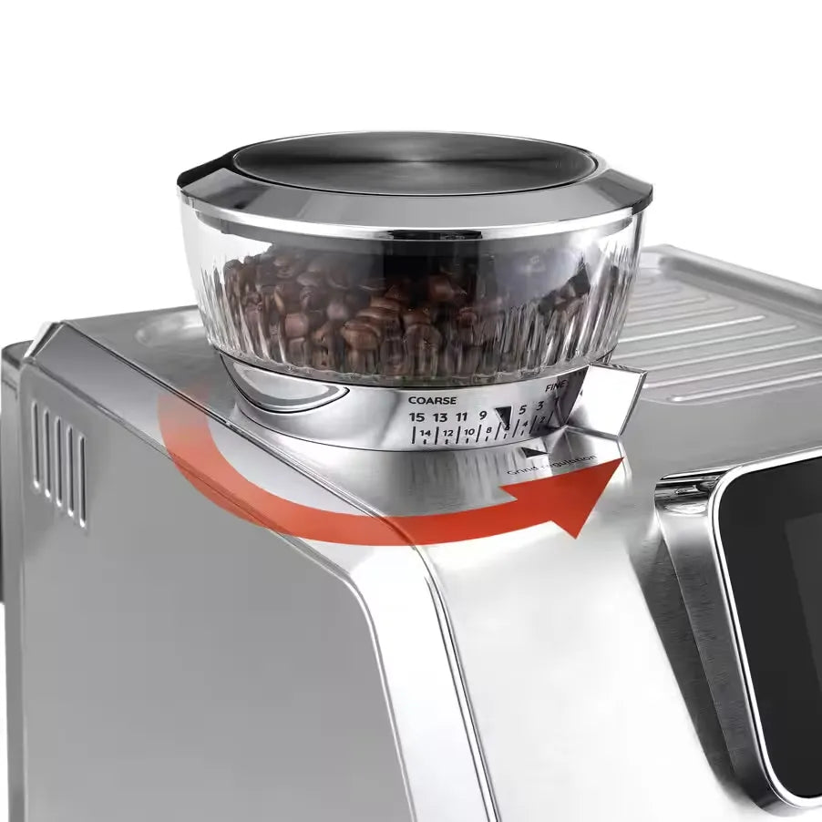 Delonghi La Specialista Touch Manual Pump Bean to Cup Coffee Machine - Stainless Steel | EC9455.M