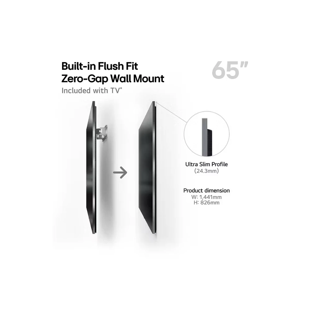 LG 65 Inch G5 OLED Evo 4K Smart TV | OLED65G54LW.AEK