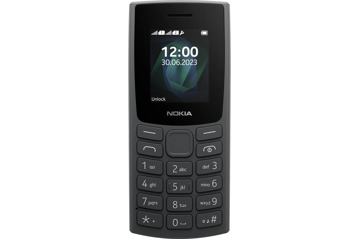 Nokia 105 4MB Sim Free Mobile Phone - Black