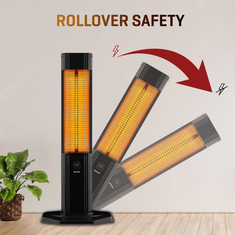Dimplex Free Standing Outdoor and Indoor Heater 2kw - Black | DXOTDRFS2