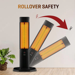 Dimplex Free Standing Outdoor and Indoor Heater 2kw - Black | DXOTDRFS2