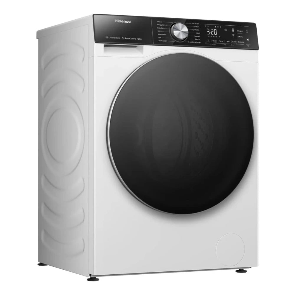 Hisense 5S Series 12 kg 1400 Spin Auto Dosing Washing Machine - White | WF5S1245BW