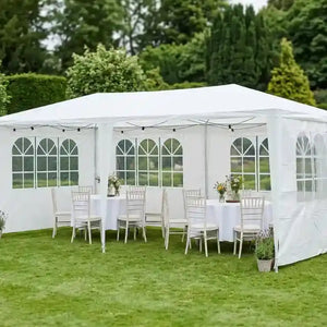 Euroactive Garden Party Gazebo with Sidewalls 3 Metre x 6 Metre - White | EA11532