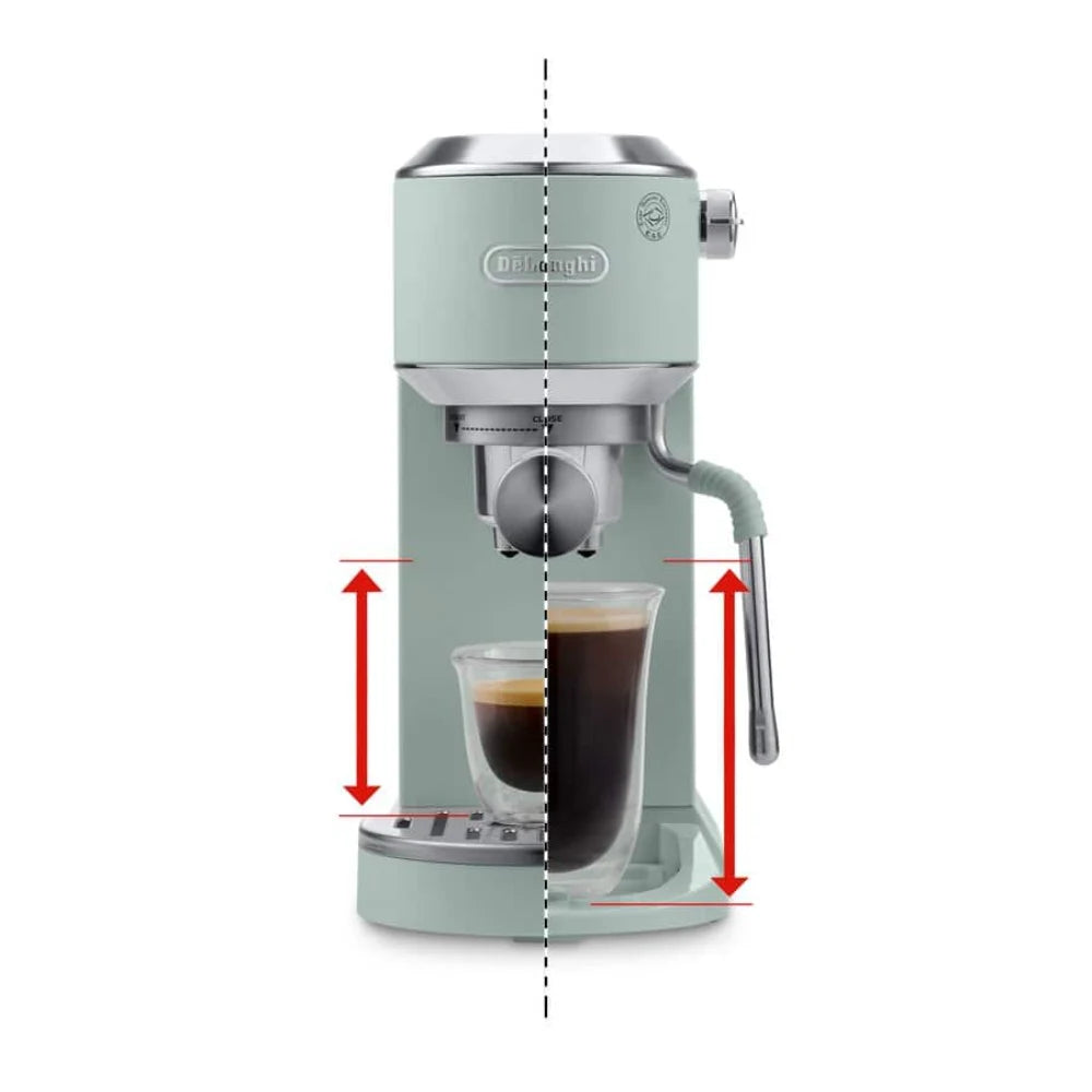 DeLonghi Dedica Duo Espresso Coffee Machine - Green | EC890.GR