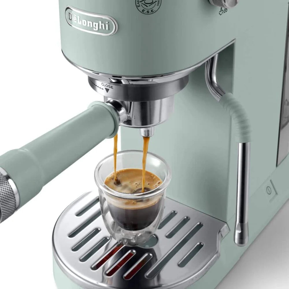 DeLonghi Dedica Duo Espresso Coffee Machine - Green | EC890.GR