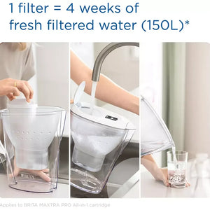 Brita Marella Cool Water Filter Jug 2.4 Litre - White + 1 Cartridge | S1051118