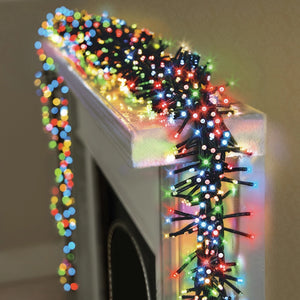 Premier 5000 Multi-Action LED Cluster Christmas Lights - Multi-Coloured | LV232605M