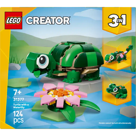 Lego Creator Turtle with a Water Lily Flower | 31377