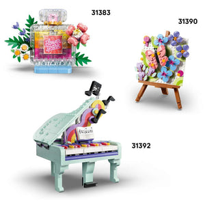 LEGO Creator Art Fashion Bag with Storage 31391 - shown alongside related LEGO sets sold separately. 272 pieces. Ages 8+.