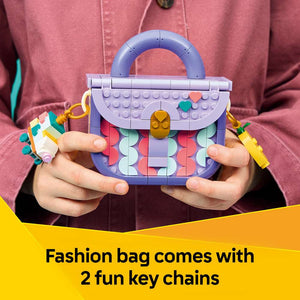 LEGO Creator Art Fashion Bag with Storage 31391 - captioned product view. 272 pieces. Ages 8+.