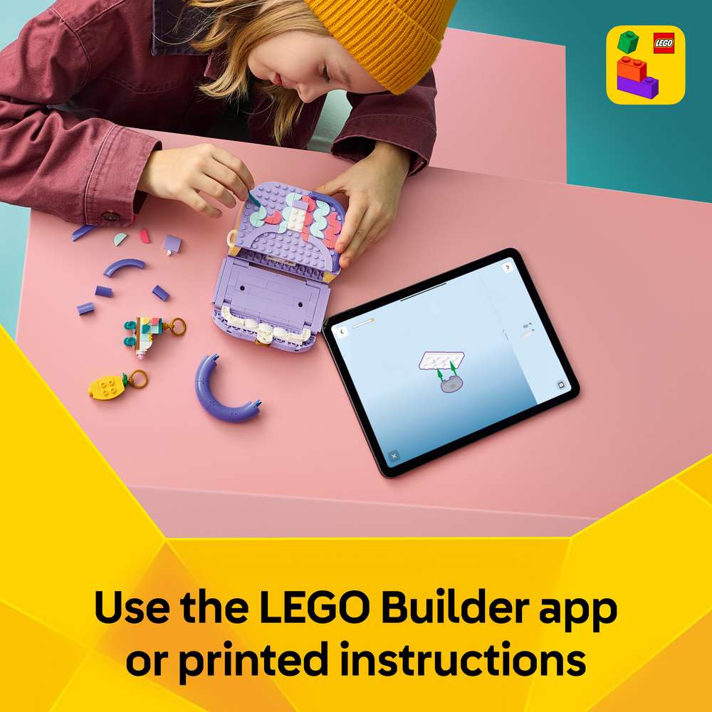 LEGO Creator Art Fashion Bag with Storage 31391 - captioned product view. 272 pieces. Ages 8+.