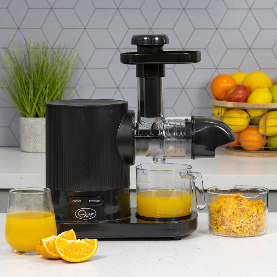 Quest Slow Masticating Juicer - Black | 32119