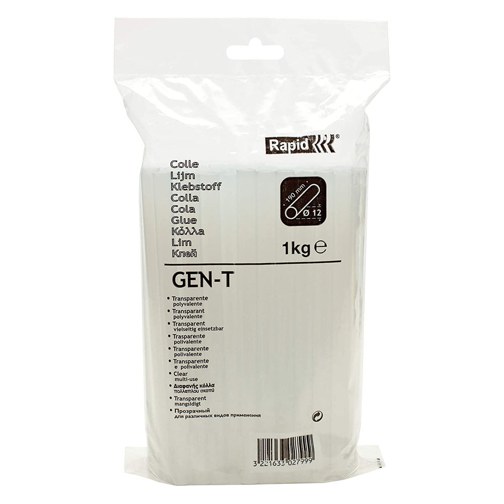 Rapid GEN-T Glue Sticks 12 x 190mm (1kg Bag) |