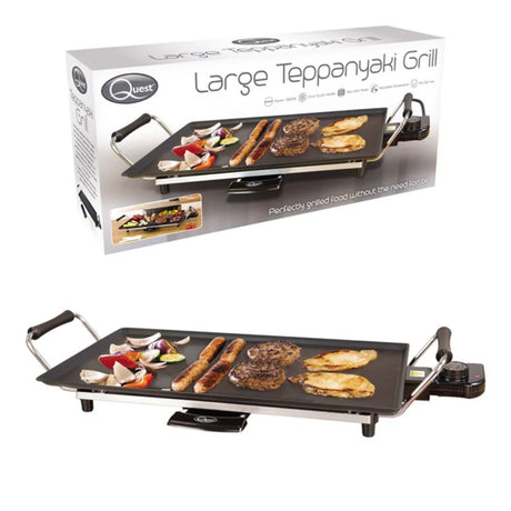 Quest Electric Teppanyaki Grill X70 1800W 70cm x 23cm | 32529A