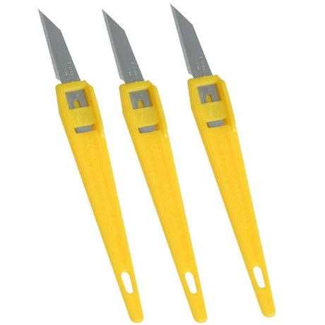 Stanley Throwaway Knives (Card Of 3) | Sta010601