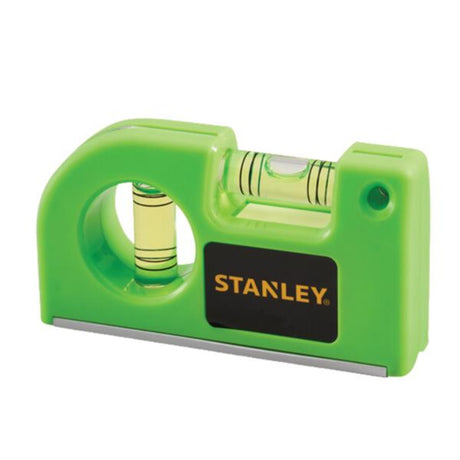 Stanley Magnetic Pocket Spirit Level Hi-Vis - Green | XMS24POCKET