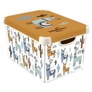 Curver Llama 22 Litre Deco Storage Box | CUR245259