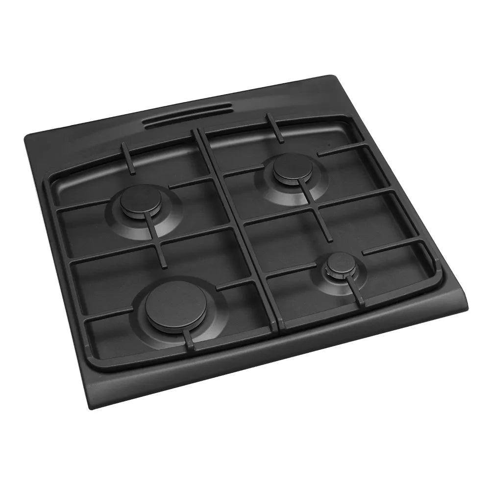 CDA 60cm Dual Fuel Freestanding Cooker with Airfry - Black | CFD600MB