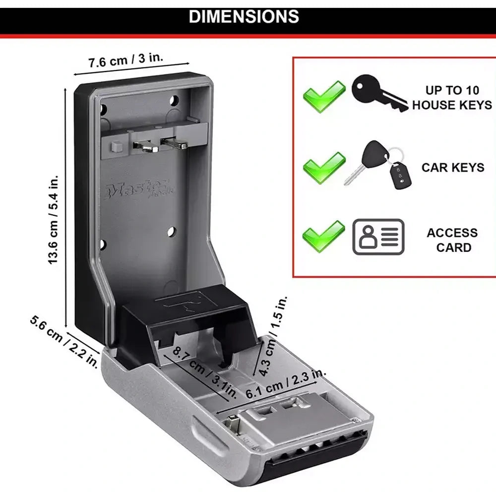Masterlock Large Key Box Safe | XMS25KEYSAFE