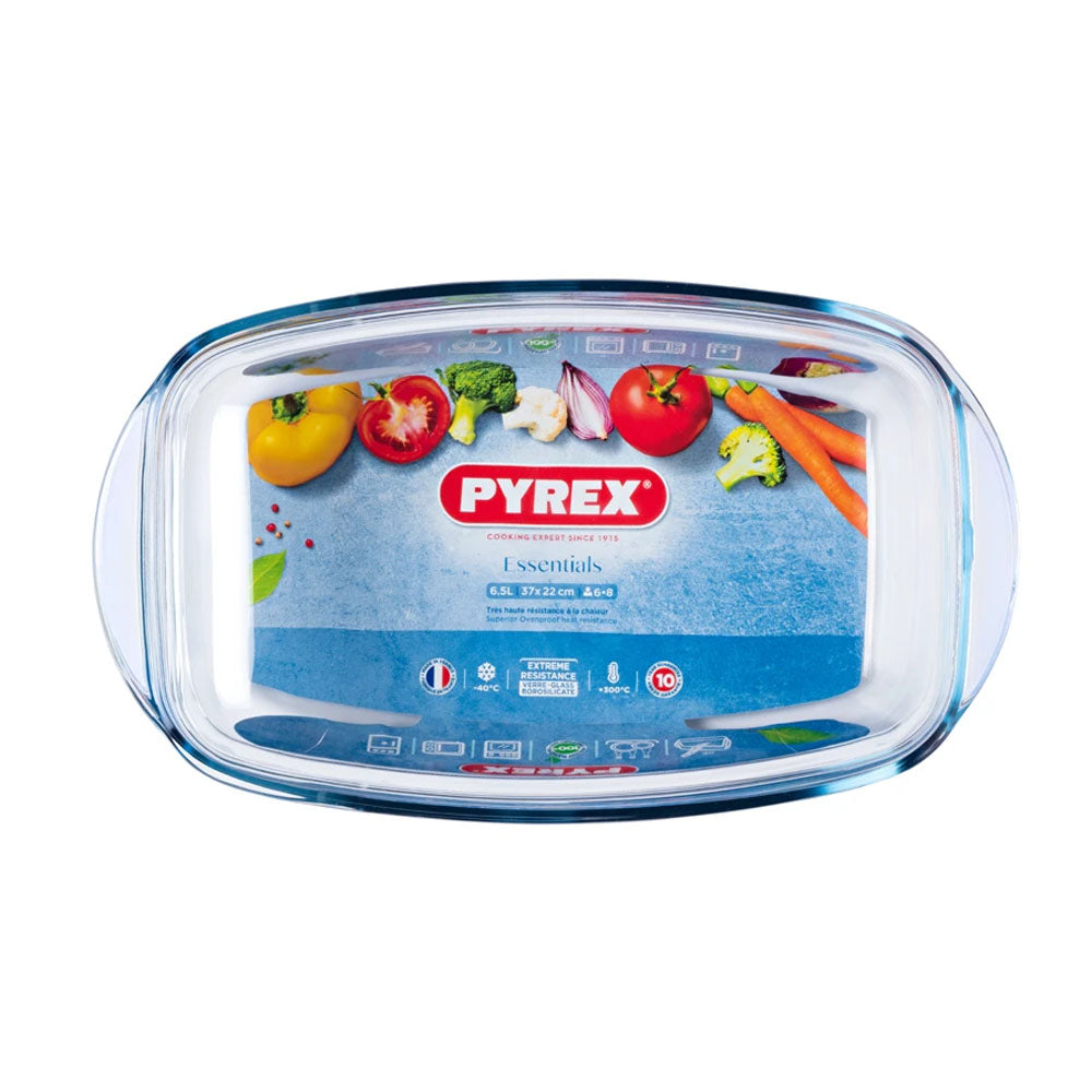 Shallow Rectangular Pyrex Pyrex Rectangular Casserole Dish 6.7L | Glass Oven Dish – Heavins