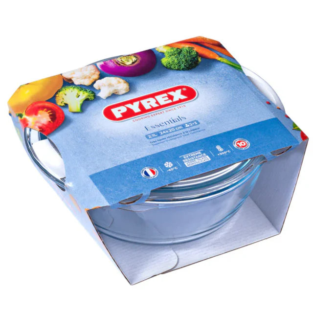 Pyrex 2.1 Litre Casserole Round Dish with Lid | PX0204