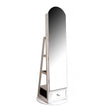 The Grange Collection Rotating Mirrored Jewellery Cabinet 164xm x 56cm - White | GF30
