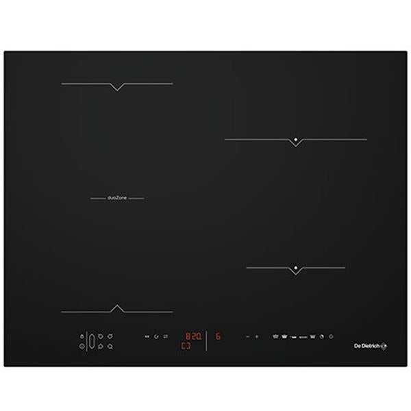 De Dietrich 65cm Duozone Induction Hob - Black | DPI7652B