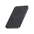 Anker Nano 5000mAh black slim wireless power bank with magnetic alignment and USB-C port shown at an angle