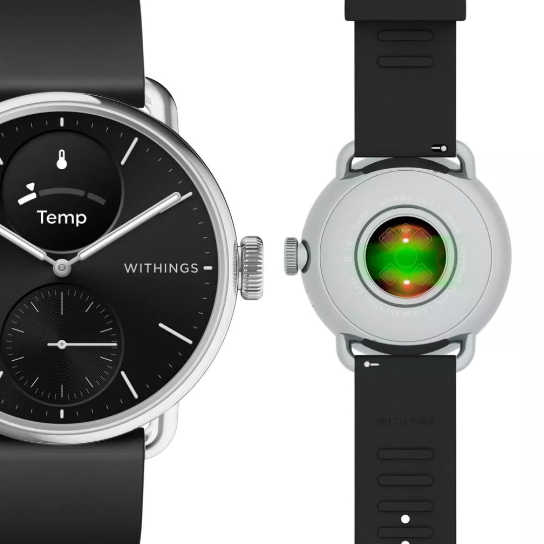 Withings Scanwatch 2 38mm Smart Watch - Black | 78-HWA10-MODEL1-ALL