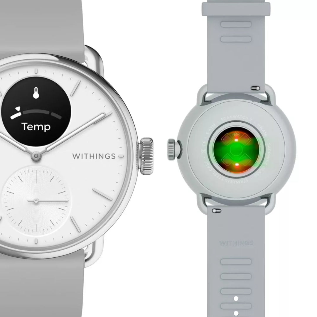 Withings Scanwatch 2 38mm Smart Watch - White | 78-HWA10-MODEL2-ALL