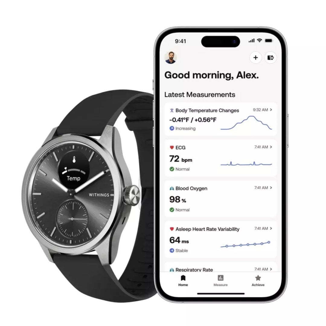 Withings Scanwatch 2 42mm Smart Watch - Black | 78-HWA10-MODEL4-ALL-