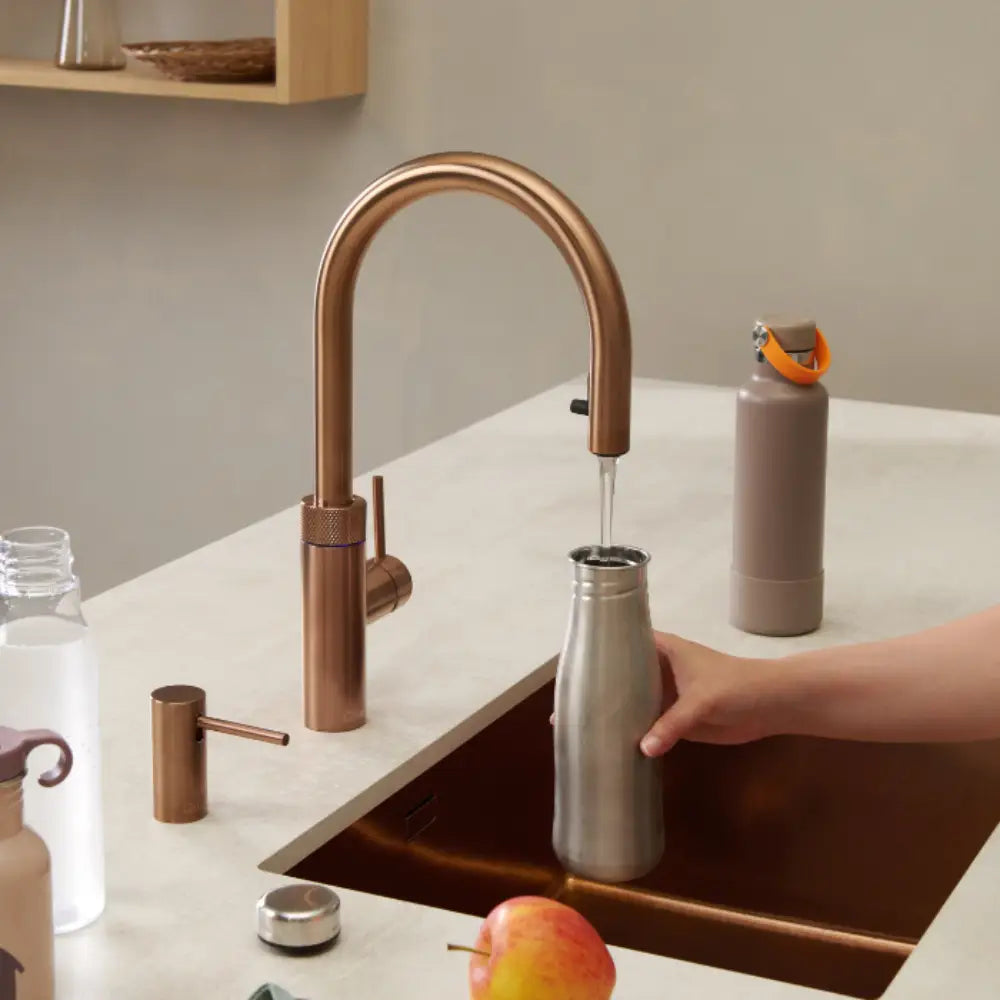 Quooker PRO3 Flex Boiling Water Kitchen Tap - Rose Copper | 3XRCO