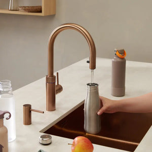 Quooker PRO3 Flex Boiling Water Kitchen Tap - Rose Copper | 3XRCO
