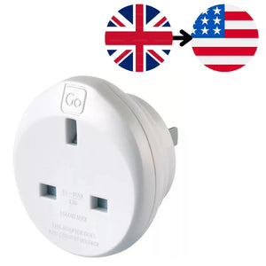 Go Travel Adaptor UK 3 Pin to USA 2 Pin | 526.101