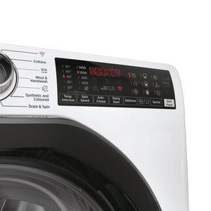 Hoover H-WASH 350 9kg 1400 Spin Washing Machine - White | H3WPS496TAM6-80