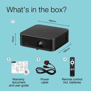 Epson Lifestudio Pop Plus EF-62B 4K PRO UHD Smart Projector - Black | V11HB73140